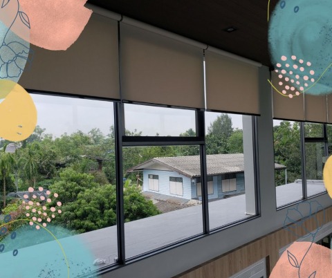 รับติดตั้งผ้าม่านม้วน